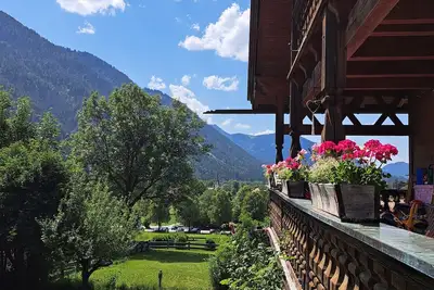 Image de Studio 'Haus Sunnleitn Vogelsang' avec vue sur la montagne, terrasse privée et Wi-Fi