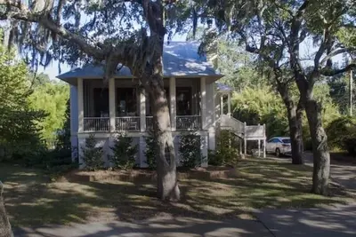 Our Beach House with a pool. Beach walks steps away or relax with a beach view.