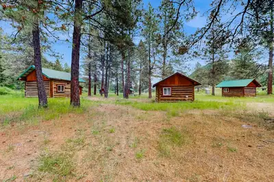 Image de Dog-friendly secluded cabin with outdoor dining, grill, hammock, games, & W/D