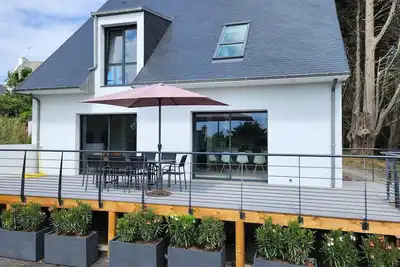 Image de Villa Ker Bunk avec sa vue mer à Audierne