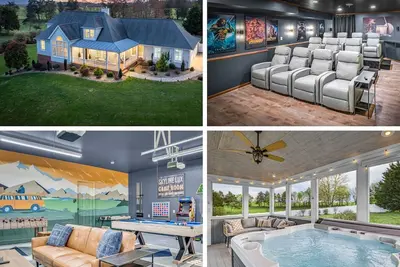 Image de ☆New Listing☆ Winter Special ◇ Hot Tub ◇ Movie Room ◇ Game Room ◇ Fire Pit ◇Golf