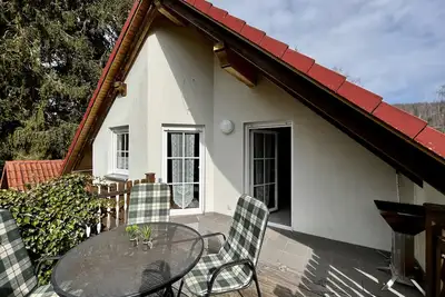 Image de Maison de vacances 'Ferienwohnung Hirschwechsel' avec balcon et Wi-Fi