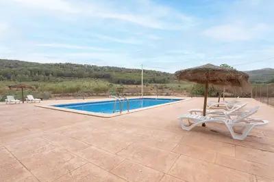 Image de Appartement 'Bruno' avec vue sur les montagnes, piscine partagée et jardin partagé