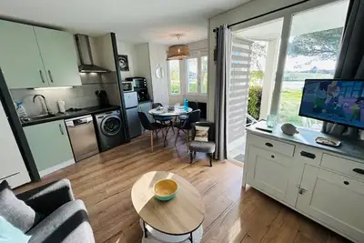 Image de Appartement de charme 4 personnes, parc aquatique gratuit, vue golf et nature