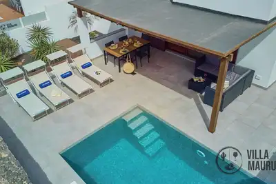 Image de Villa Mauruuru 10 Minutes Walking From Marina RubicĂłn, Heated Pool&bbq
