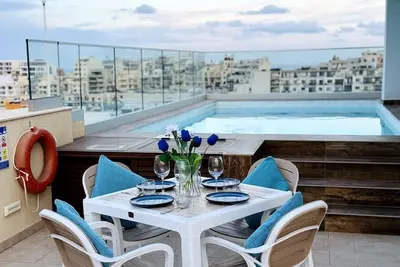 Image de This apartment is a 2 bedroom(s), 2 bathrooms, located in Il-Mellieħa, null.