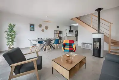 Image de A 500m de la plage, maison récente pour 5