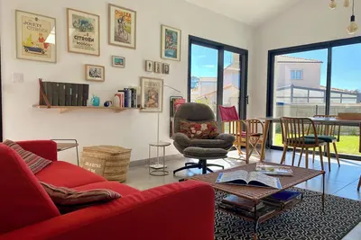Image de Plage et Histoire: Maison Tintin à Saint Vincent sur Jard