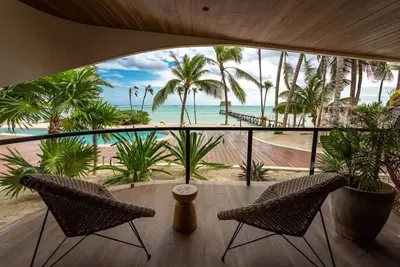 Image de Beachfront Bliss near Tulum, Pool, Kayak, Grill, Snorkeling, Cenote 5 mins away!