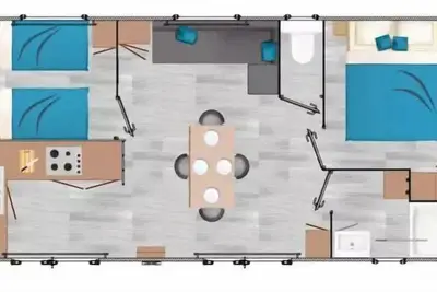 Image de Mobilhome Grand Large 2 chambres 6 personnes