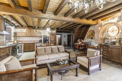 Image de Maison de vacances 'El Rincón De Hornuez' avec vue sur les montagnes, balcon et Wi-Fi