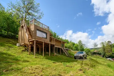 Chalet 'Massassi Plaza' avec vue sur les montagnes, Wi-Fi et climatisation