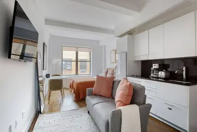 Classic Uws Studio w\/ Gym & Shared W\/D, nr Riverside Park, by Blueground