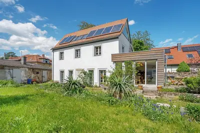 Image de Maison de vacances 'Ferienhaus Im Vorwerk Nickern' avec terrasse privée, jardin privé et Wi-Fi