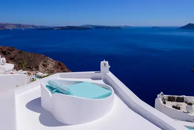 Image de Beautiful Santorini Villa | 3 Bedrooms | Villa Agapi Adore | Astounding Caldera Views & Private Hot Tub | Oia