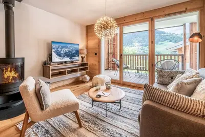 Image de Opale - Cozy apartment with terrace in Megève