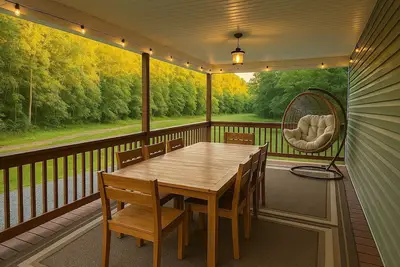 Image de The Haven at Turkey Run • Hot Tub, Fire Pit, Games