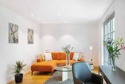 Image de Appartement 'Schöanuer Hof - Wohnung Rosalie' avec terrasse privée, Wi-Fi et climatisation