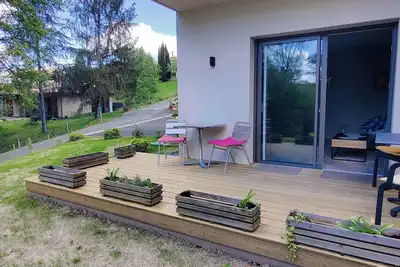 Image de Gîte indépendant, dans maison d'architecte, piscine, au calme, proche Bordeaux