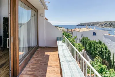 Image de Maison de vacances 'Designer House with Panoramic Views' avec vue sur la mer et climatisation