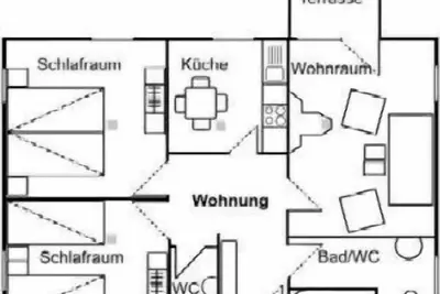 Image de Ferienwohnungen Landhaus am Esch, Ferienwohnung im Obergeschoss