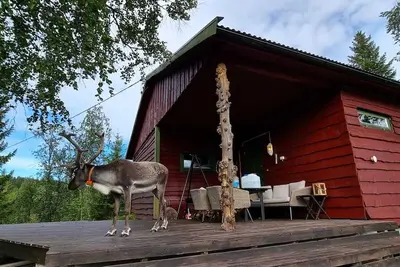 Image de Cosy cabin nearby Bardufoss Airport and Senja w/ Hottube.