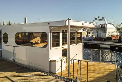 Image de Bateau confortable à Ophoven avec vue.