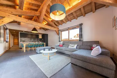 Image de Appartement en plein cœur de Morzine avec Jacuzzi - 8 personnes