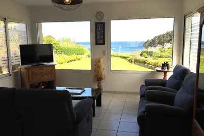 Image de Maison vue mer, jusqu'à 6 personnes, locquemeau, côte nord Bretagne