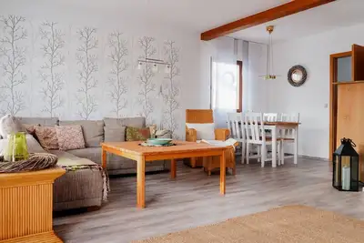 Image de Maison de vacances 'Ferienhaus Ebern-Sölln' avec terrasse privée, jardin privé et Wi-Fi