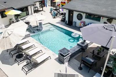 Gay owned fully renovated casita relaxation. Private and clothing optional.