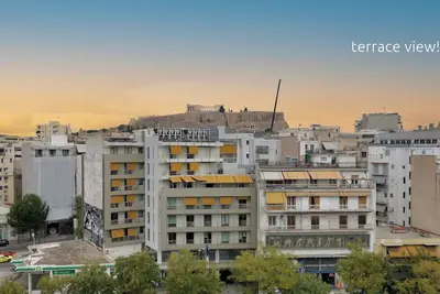 Image de Near Acropolis 10' walk Renovated Modern Apartment Classic Apt with Balcony View