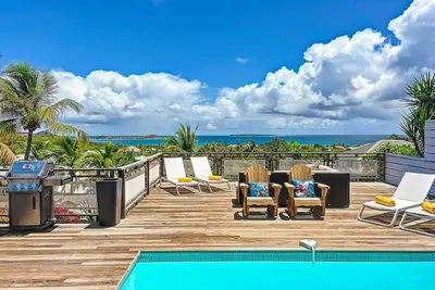 Image de Villa Marguerite, piscine, jacuzzi, Orient Bay