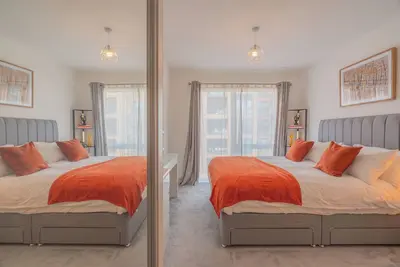Image de Modern 2 bed, 2 bath flat Colindale, London-direct M1 access