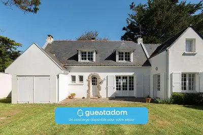 Image de Villa du Mene -  60m plage & mer - Wifi