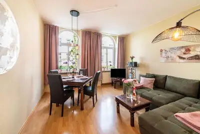 Image de Appartement 'Ferienwohnung 'rostocker 7'' avec balcon et Wi-Fi