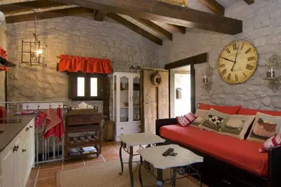 Image de Maison de vacances 'Casa Concejos' avec vue sur la montagne, piscine partagée et Wi-Fi
