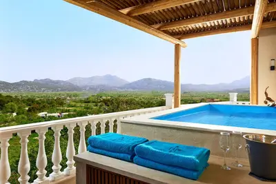 Image de Appartement \"Villa 3\" avec vue sur les montagnes, balcon et Wi-Fi