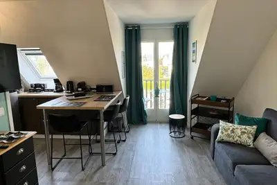 Appartement 3 pers refait à neuf près plage/thalasso à Cabourg, balcon, cuisine équipée