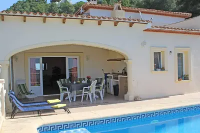 Image de Charmante villa à Moraira avec piscine privée et climatisation, proche plage