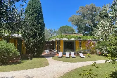 Image de Vaste maison d'architecte avec jardin arboré
