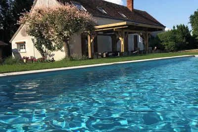 Image de Gîte de Campagne au calme piscine chauffée privée, Châteaux de la Loire, Beauval