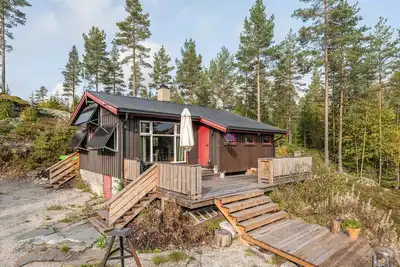 Image de Superbe maison à Setskog avec vue sur.