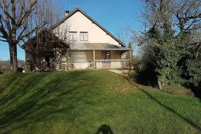 Image de Maison de vacances 'Le Pigeon Bleu' avec terrasse privée, jardin privé et Wi-Fi
