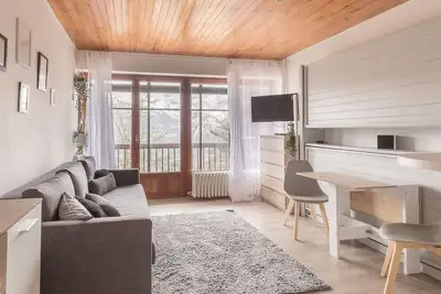 Image de Studio moderne 4 pers vue pistes