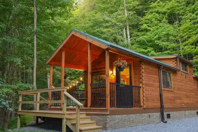 Image de LogCabin w/ hot tub l borders Mon. National Forest