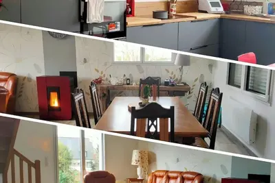 Image de Maison familiale campagne et mer, grands volumes, idéal pour les familles