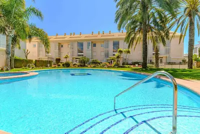 Image de Golden Gardens Zen Apartment Iv Javea Arenal avec Terrasse, Climatisation, et Piscine communautaire