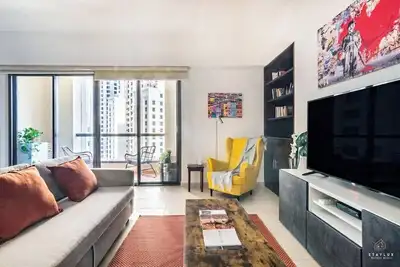 Image de Beachfront large studio I center Jbr beach Rimal 4