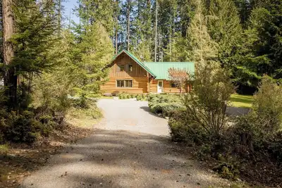 Image de Private Log Cabin on Whidbey Island